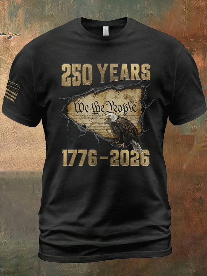 250 Years Freedom T-Shirt We The People 1776-2026 Apparel Independence Day Shirt