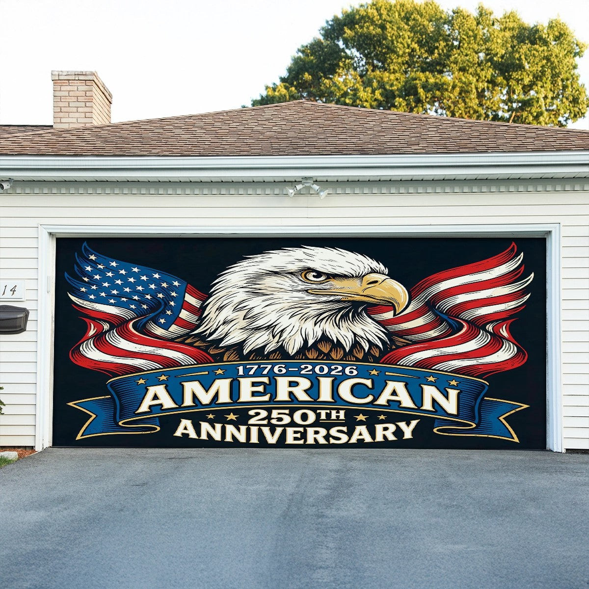 250 Years Of America Garage Door Banner 4Th Of July Outdoor Decorations Gift For Dad 250 Years Of America Garage Door Banner 4Th Of July Outdoor Decorations Gift For Dad - Image 1