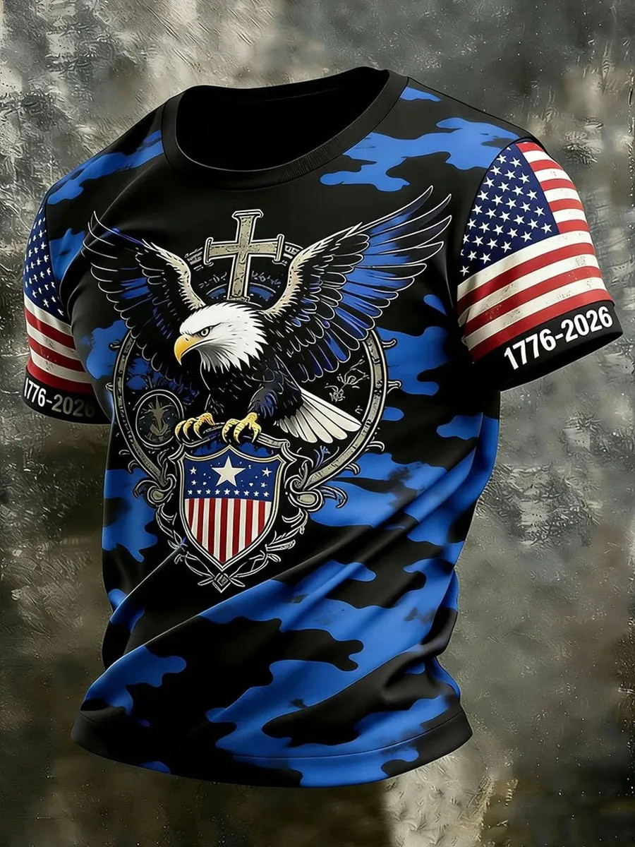 250 Years Of America T-Shirt USA Flag 1776 2026 Merch Patriotic Gifts For Her