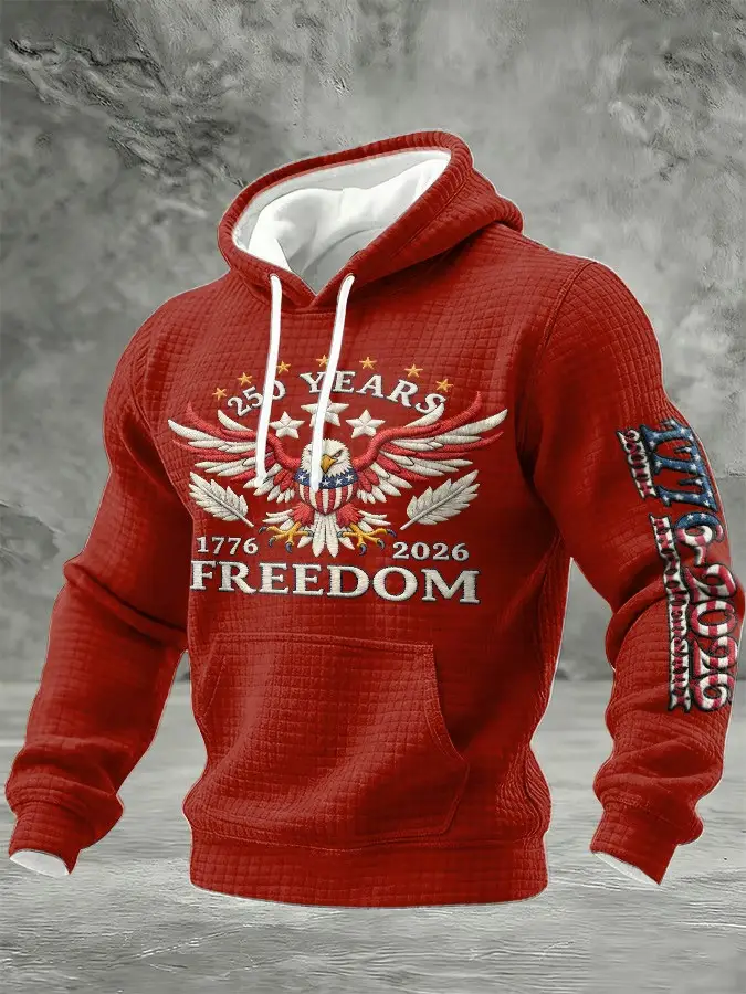 250 Years Of Freedom 1776 2026 Eagle Wing Hoodie Patriotic Sweatshirt Best Anniversary Gift For Family