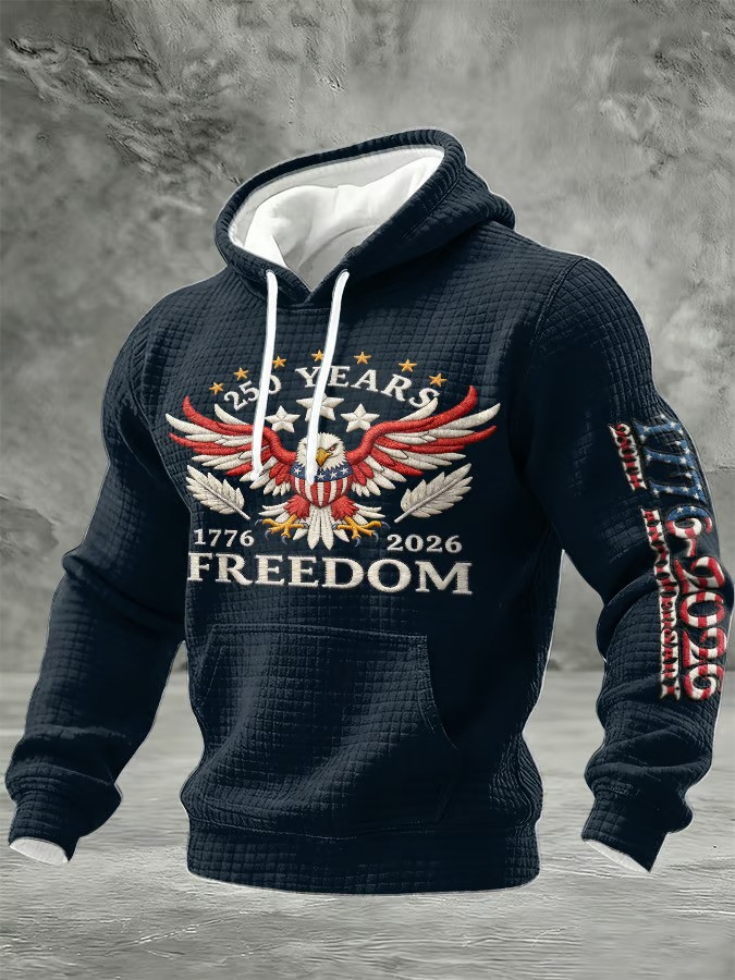 250 Years Of Freedom 1776 2026 Eagle Wings Hoodie USA Patriotic Pullover Best Independence Day Gift Ideas 250 Years Of Freedom 1776 2026 Eagle Wings Hoodie USA Patriotic Pullover Best Independence Day Gift Ideas - Image 1