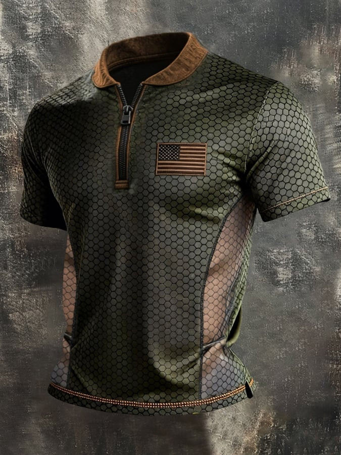 250 Years Of Independence Zip Polo Shirt Independence Day Clothing Fan Gear