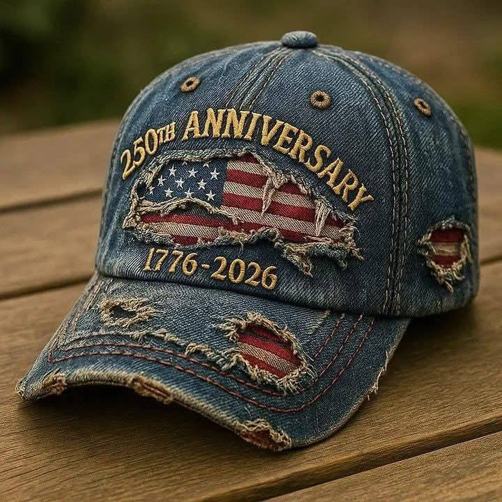 250th Anniversary 1776 2026 Hat Embroidery Father's Day Gift for Husband