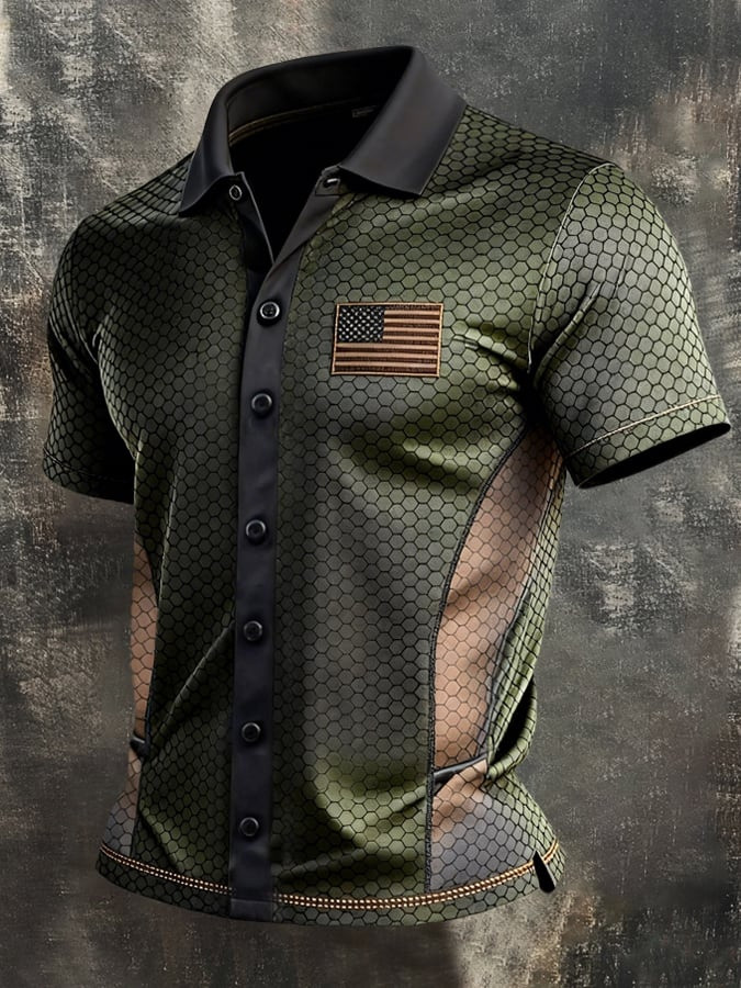 250th Anniversary Button Shirt Semiquincentennial Clothing Patriotic Streetwear