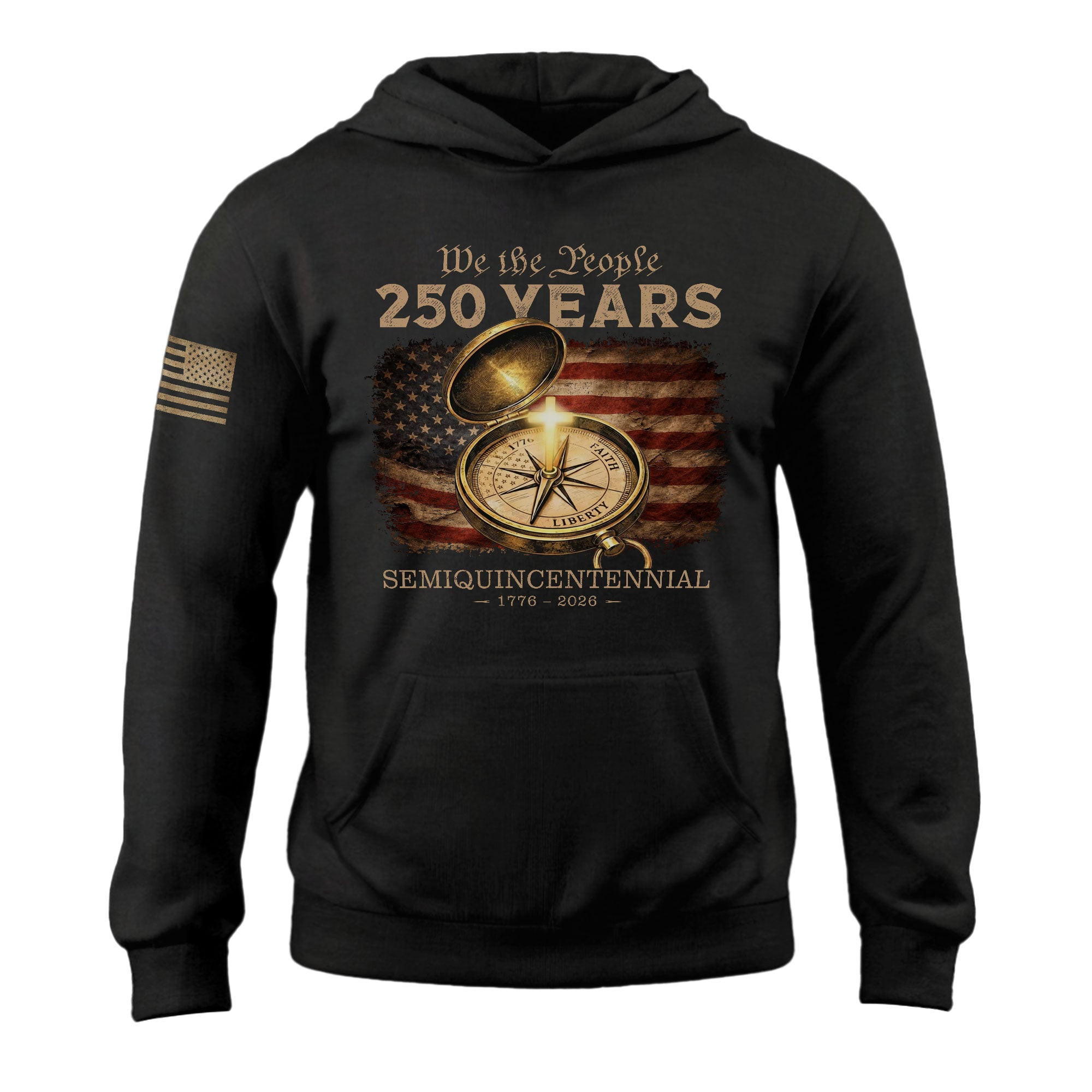 250th Anniversary Christian Faith Hoodie 1776 2026 USA American Patriotic Best Gift 250th Anniversary Christian Faith Hoodie 1776 2026 USA American Patriotic Best Gift - Image 1