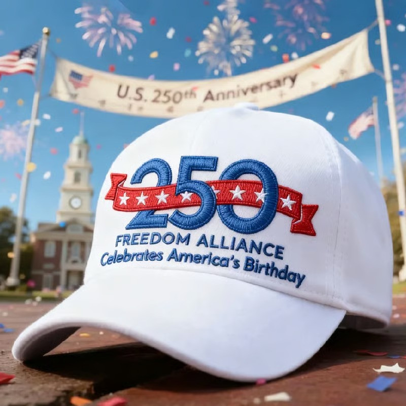 250th Anniversary Freedom Alliance Baseball Hat USA Patriotic Celebration Independence Gift For Dad 250th Anniversary Freedom Alliance Baseball Hat USA Patriotic Celebration Independence Gift For Dad - Image 1