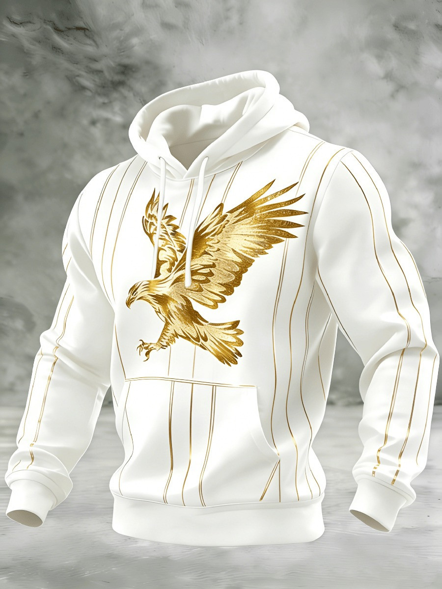 250th Anniversary Hoodie Golden Themed Eagle Best Elegant Clothing Gift For Him