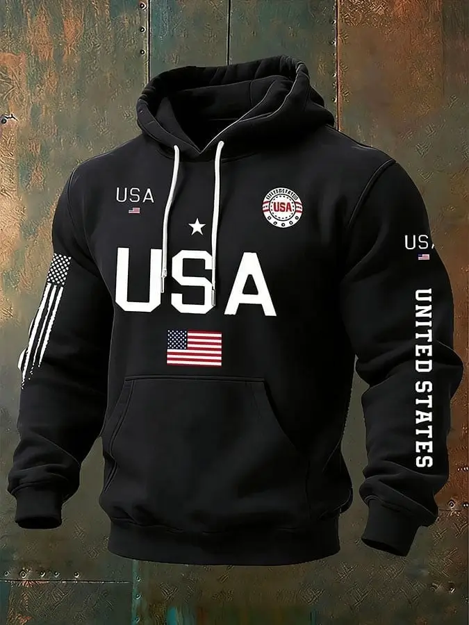 250th Anniversary Merch Hoodie Mens American Pride Clothing Fourth of July Outfit 250th Anniversary Merch Hoodie Mens American Pride Clothing Fourth of July Outfit - Image 1