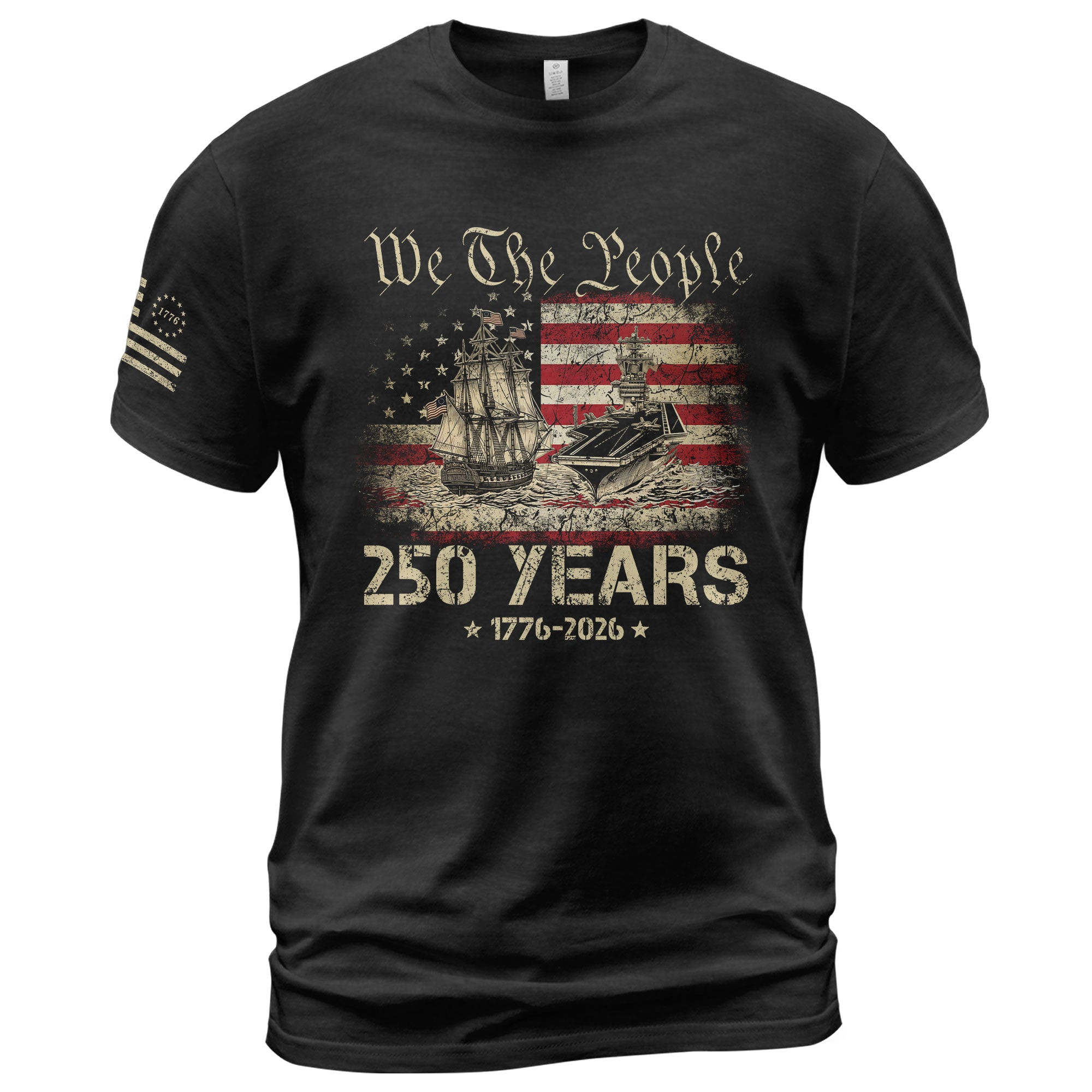 250th Anniversary Navy Battleship Shirt 1776 2026 We The People Patriotic Gift 250th Anniversary Navy Battleship Shirt 1776 2026 We The People Patriotic Gift - Image 1