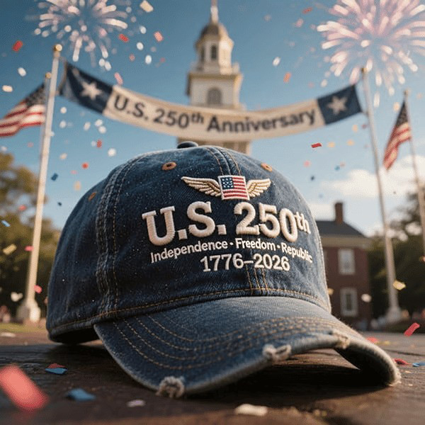 250th Anniversary Of The United States 1776 2026 Commemorative Hat Independence Day Cap