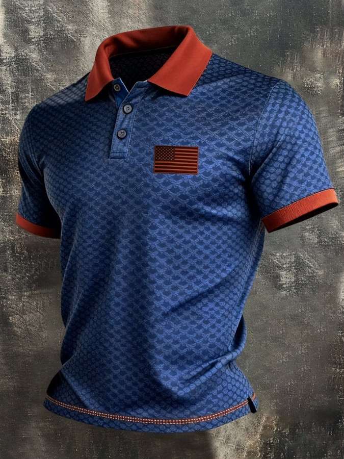 250th Anniversary Polo Shirt Heritage Mesh Polo Clothing American Pride Apparel