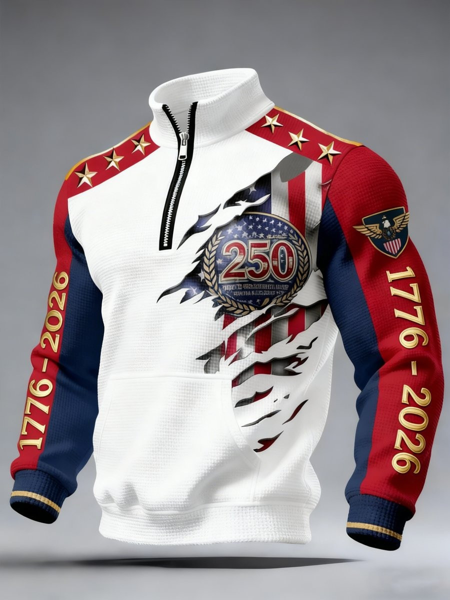 250th Anniversary Quarter Zip Sweatshirt 1776 2026 Clothing Merch For Him