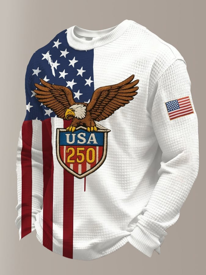 250th Anniversary Shirt Long Sleeve 1776 2026 Independence Day Merch Mens Gift