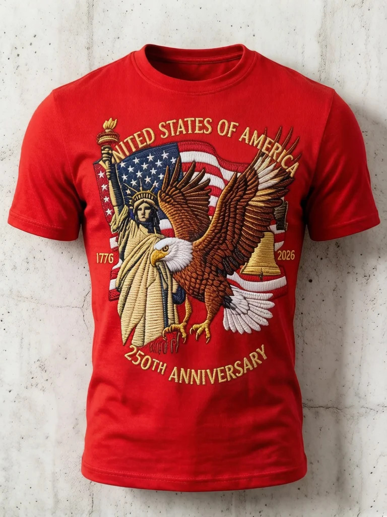 250th Anniversary T-Shirt United States Of America Clothing Gift For Men