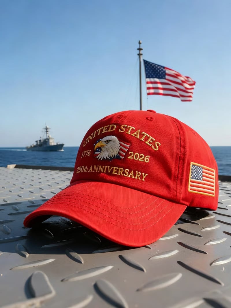 250th Anniversary United States 1776 2026 Bald Eagle Baseball Hat USA Patriotic Gift For Veterans 250th Anniversary United States 1776 2026 Bald Eagle Baseball Hat USA Patriotic Gift For Veterans - Image 1