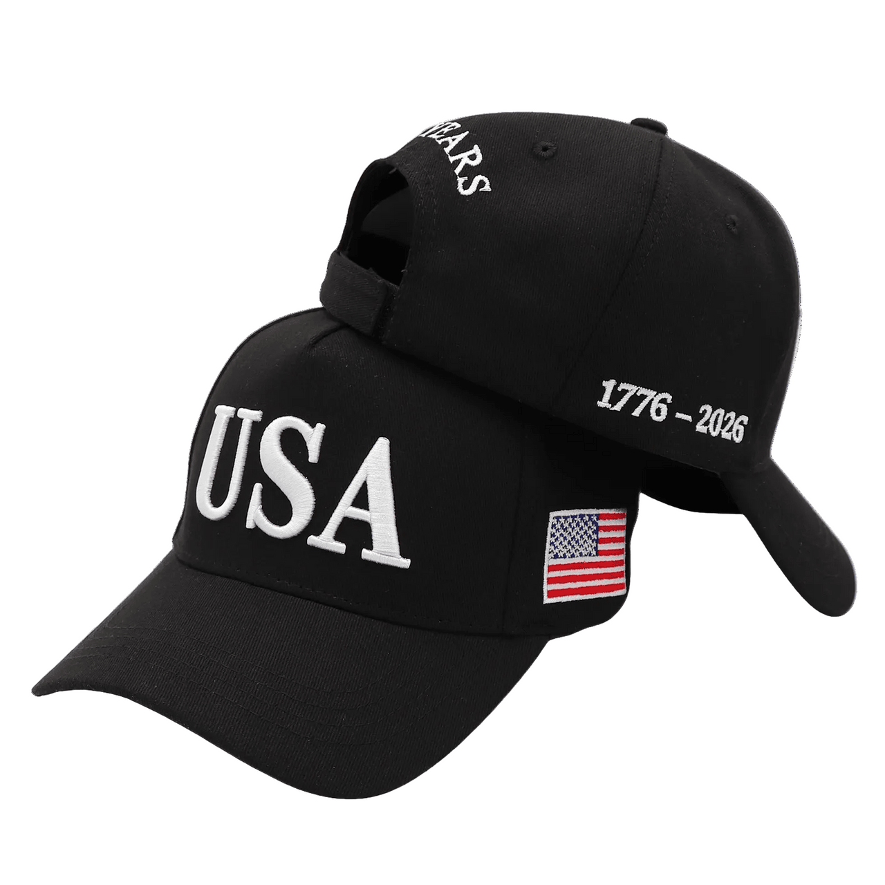 250th Anniversary USA Embroidered Hat American Flag Design Gift For Patriots