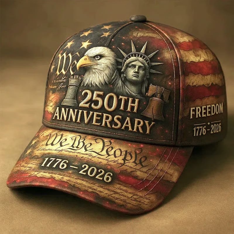 250th Anniversary We The People 1776 2026 Eagle Vintage Baseball Hat USA Patriotic Gift For Dad