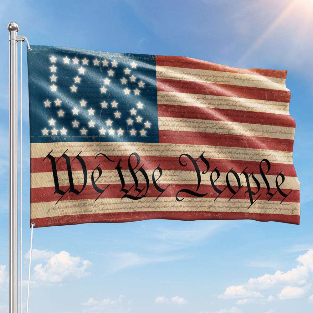 250th Anniversary We The People Flag 1776 2026 American Grommet Flag Patriotic Gift Ideas 250th Anniversary We The People Flag 1776 2026 American Grommet Flag Patriotic Gift Ideas - Image 1