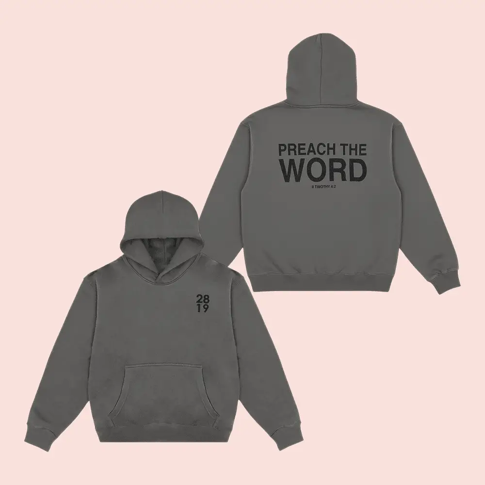 2819 Merch Preach The Word Hoodie 2819 Church Hooded Sweatshirt Gifts Ideas For Christian