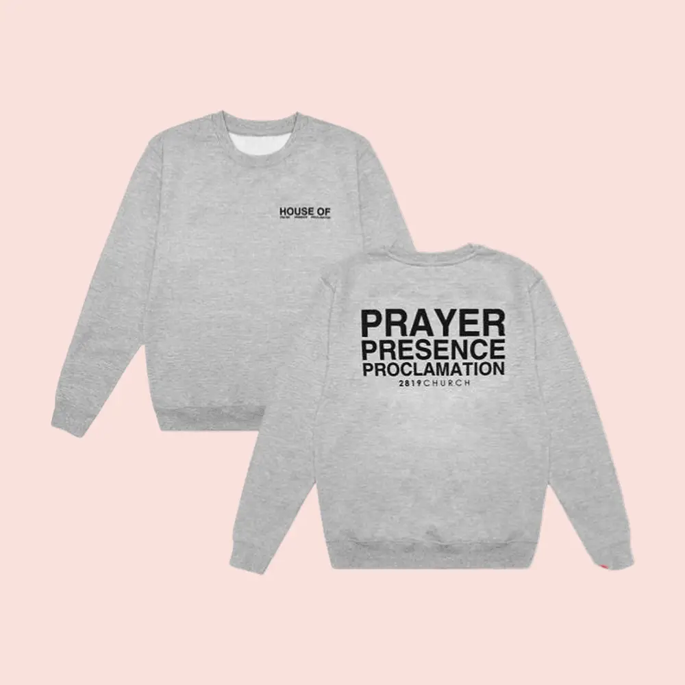 2819 Store Merch Shop House Of Prayer Sweatshirt Christian Gifts For Boyfriend