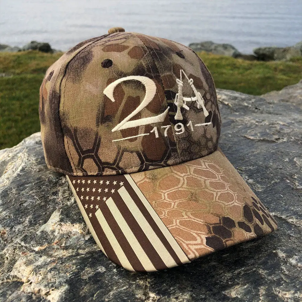 2A 1791 2nd Amendment Embroidered Camo Hat Right To Bear Arms Hat Gun Lovers Gifts -WearandDecor 2A 1791 2nd Amendment Embroidered Camo Hat Right To Bear Arms Hat Gun Lovers Gifts -WearandDecor - Image 1