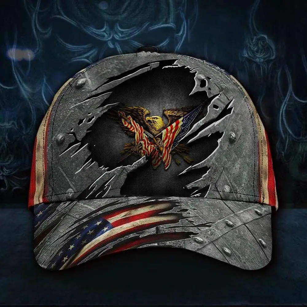 2nd Amendment Hat 3D Eagle Gun Flag 1789 U.S. Military Cap Gift For Men Father's Day Gift -WearandDecor 2nd Amendment Hat 3D Eagle Gun Flag 1789 U.S. Military Cap Gift For Men Father's Day Gift -WearandDecor - Image 1