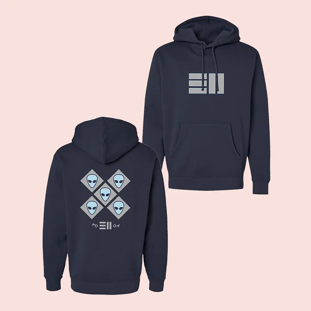 311 Merch Album Alien Hoodie Three Eleven Hooded Sweashirt Music Lover Gift For Boyfriend 311 Merch Album Alien Hoodie Three Eleven Hooded Sweashirt Music Lover Gift For Boyfriend - Image 1