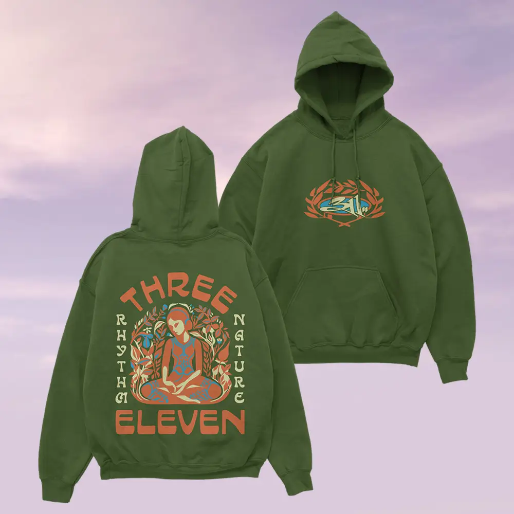 311 Merch Rhythm Nature Green Hoodie Gifts For Band Fans Vintage Hoodie Gift for Him 311 Merch Rhythm Nature Green Hoodie Gifts For Band Fans Vintage Hoodie Gift for Him - Image 1