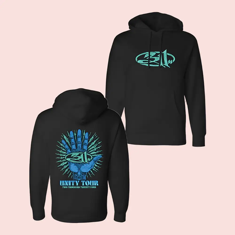 311 Merch Unity Tour Hoodie Rock Music Apparel Present Idea For 311 Lovers