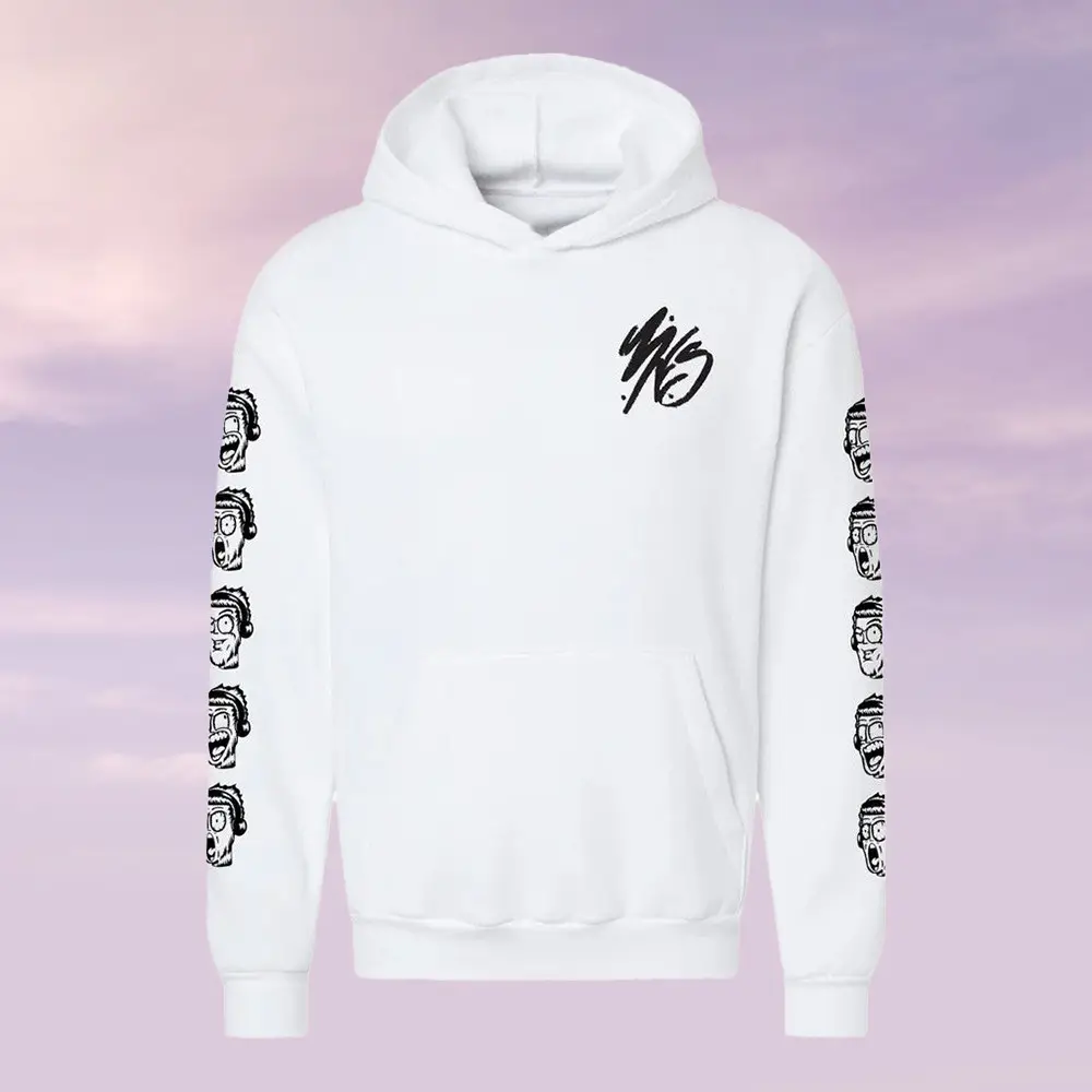 3FS Merch White Faces Hoodie 3FS Clothing Birthday Gift For Best Friend