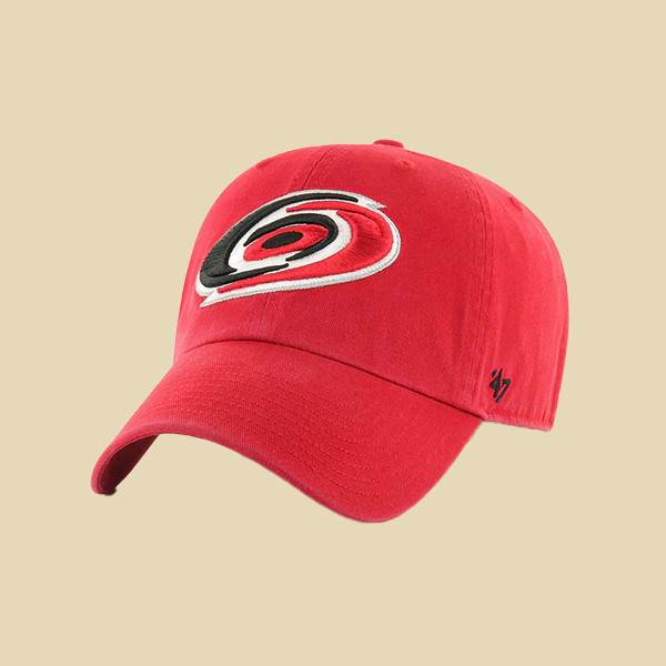 47 Brand Hurricanes Logo Hat Embroidered NHL Merch Hurricanes Fans Gift
