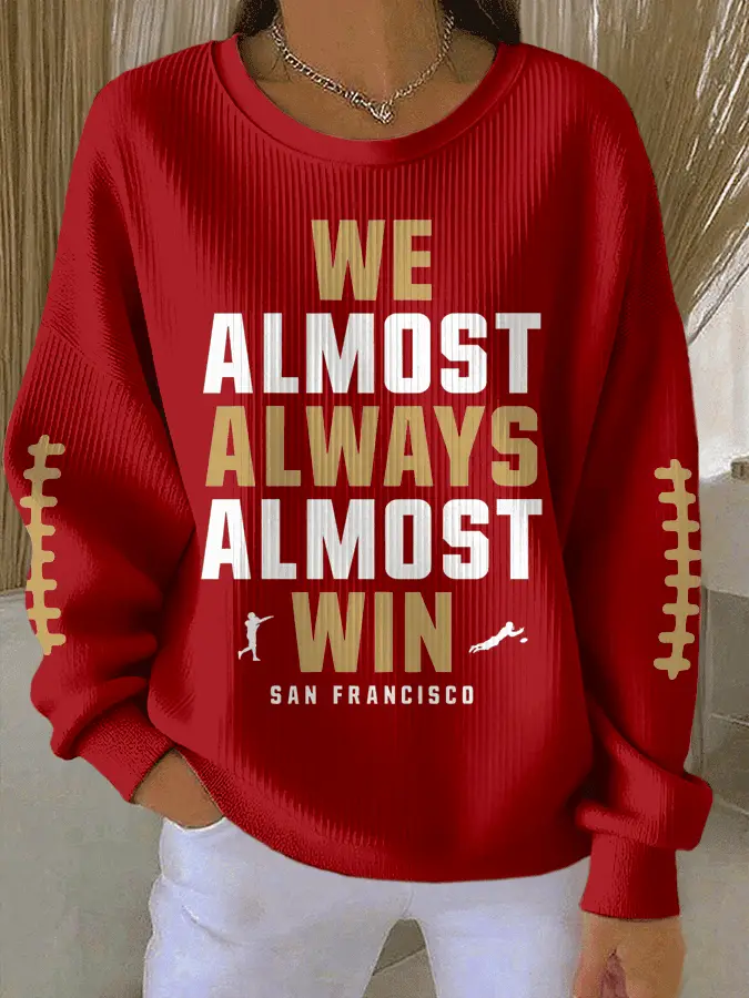 49ers Merch San Francisco Football Sweatshirt Niner Faithfull Gift for Team 49ers