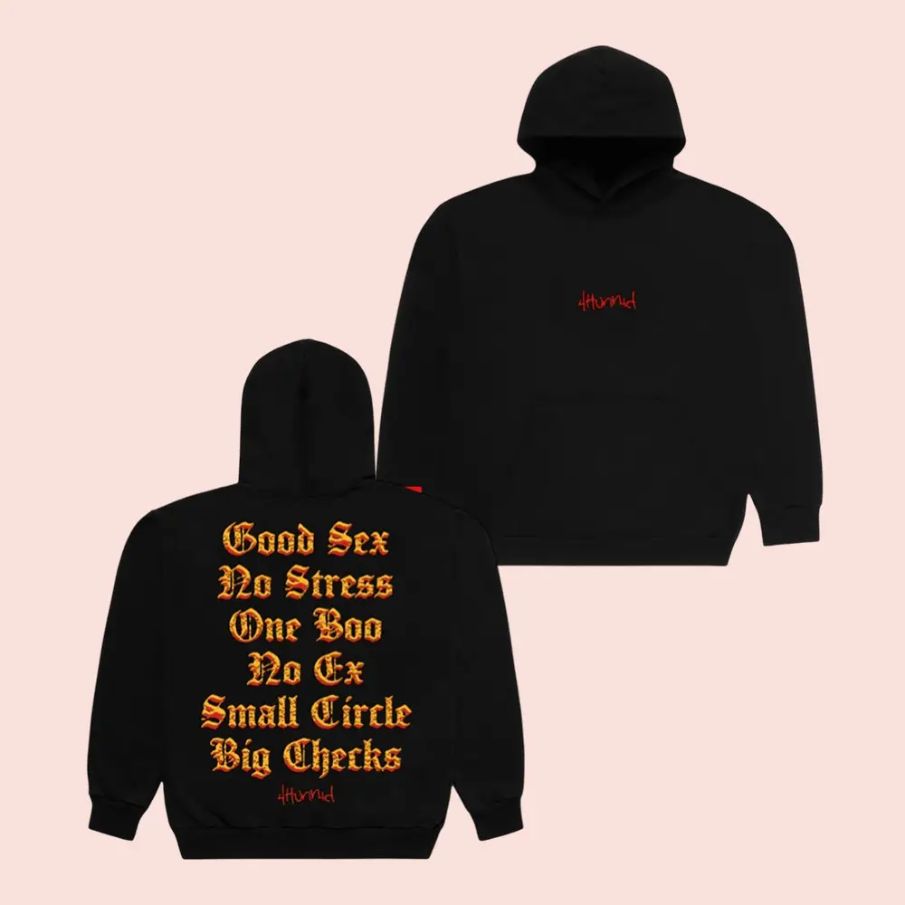 4Hunnid Store Merch Good Sex Black Hoodie Father's Day Gifts For Husband