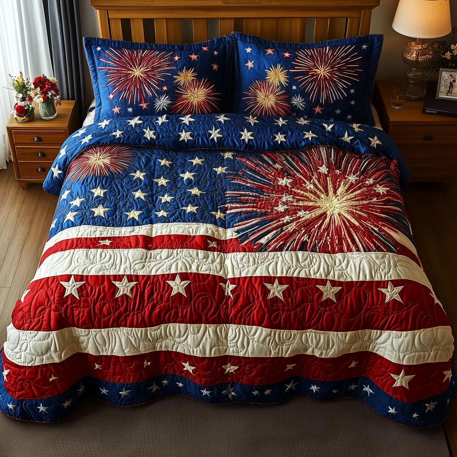 4th of July Quilted Bedding Set Best Luxury Sheets 4Th Of July Neighbor Gifts