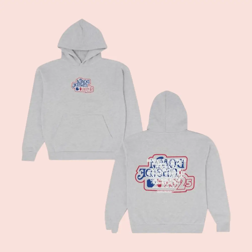 4Thehomies Merch Store Upside Down Tour Mlb Hoodie Grey Fan Clothes Great Gift Ideas 4Thehomies Merch Store Upside Down Tour Mlb Hoodie Grey Fan Clothes Great Gift Ideas - Image 1