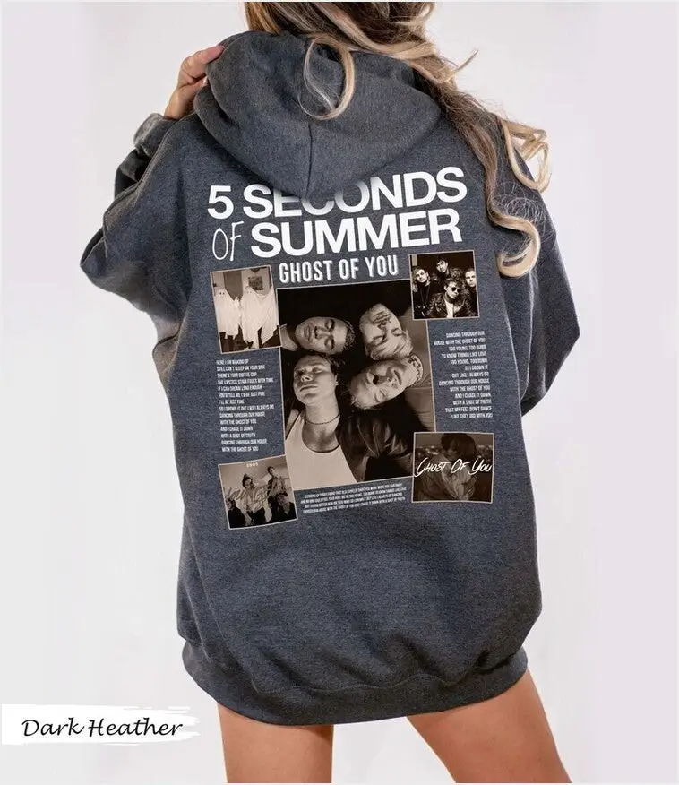 5 Seconds Of Summer Hoodie 5Sos Clothes Gifts For Friends Merch Apparel