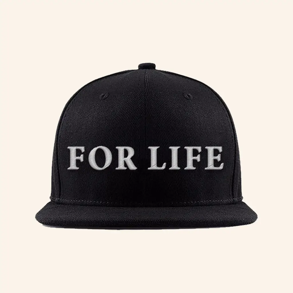 50 Cent Merch For Life Snapback Hat Embroidered Gift Ideas For Music Lovers -WearandDecor