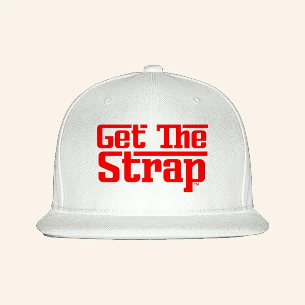 50 Cent Merch Get The Strap Snapback Hat Gifts For Music Enthusiasts -WearandDecor