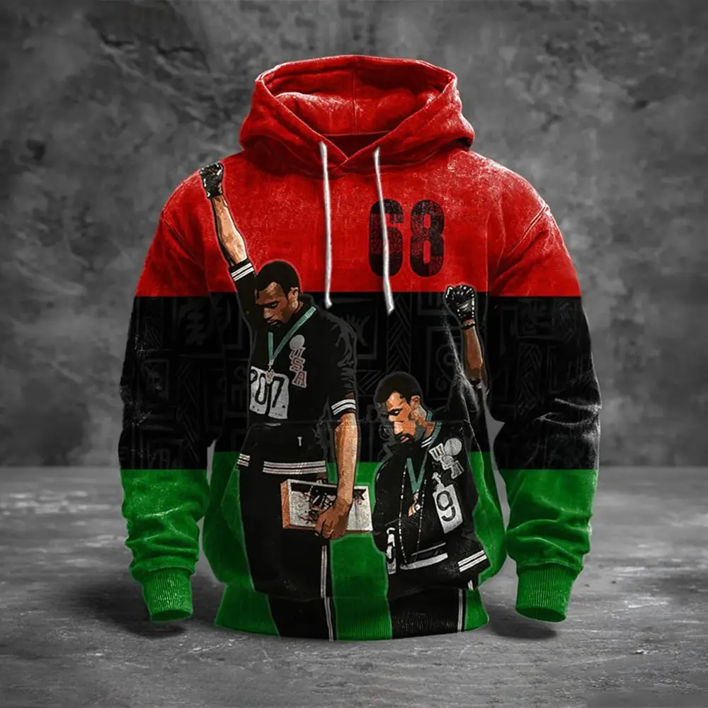 68 Olympics Black History Hoodie Black History Month Clothing Black History Present