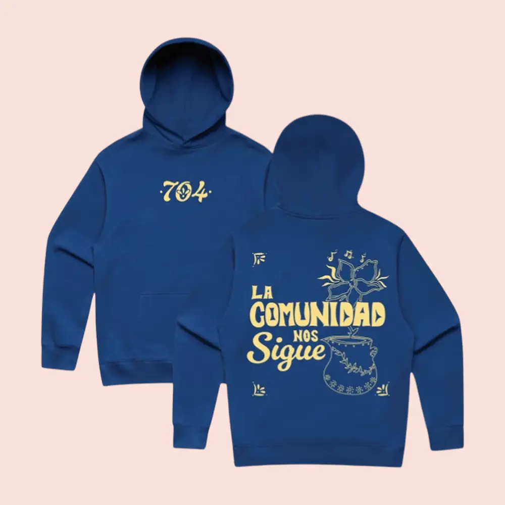 704 Shop Store Merch La Comunidad Nos Sigue Hoodie Good Mothers Day Gifts 704 Shop Store Merch La Comunidad Nos Sigue Hoodie Good Mothers Day Gifts - Image 1