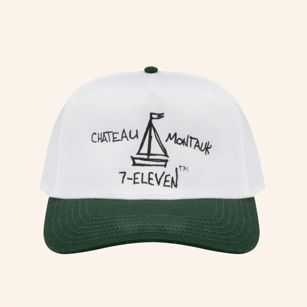 7Collection Merch Chateau Montauk 7-Eleven Sailboat Embroidered Hat Gifts For Him -WearandDecor