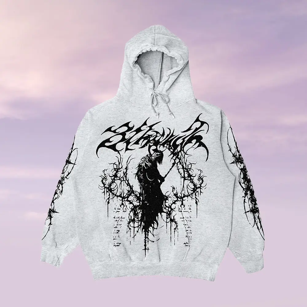 8THWNDR Merch Scripture Reaper Hoodie Unique Apparel Great Gifts For Husband