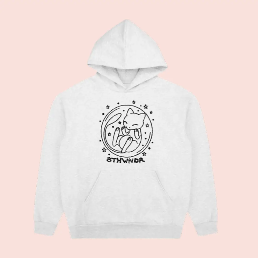 8Thwndr Store Merch Bubble Hoodie Grey Best Father's Day Gifts For First Time Dad 8Thwndr Store Merch Bubble Hoodie Grey Best Father's Day Gifts For First Time Dad - Image 1