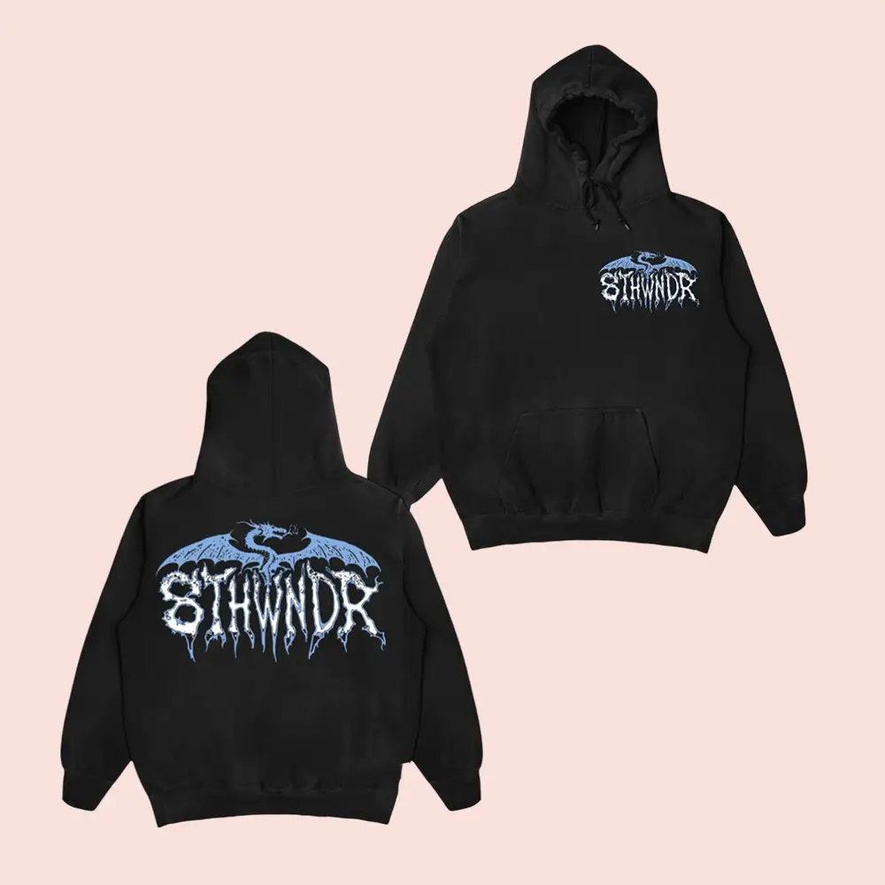 8Thwndr Store Merch Dragon Hoodie Black Clothing For Sale Clothes Fan Gifts For Friends