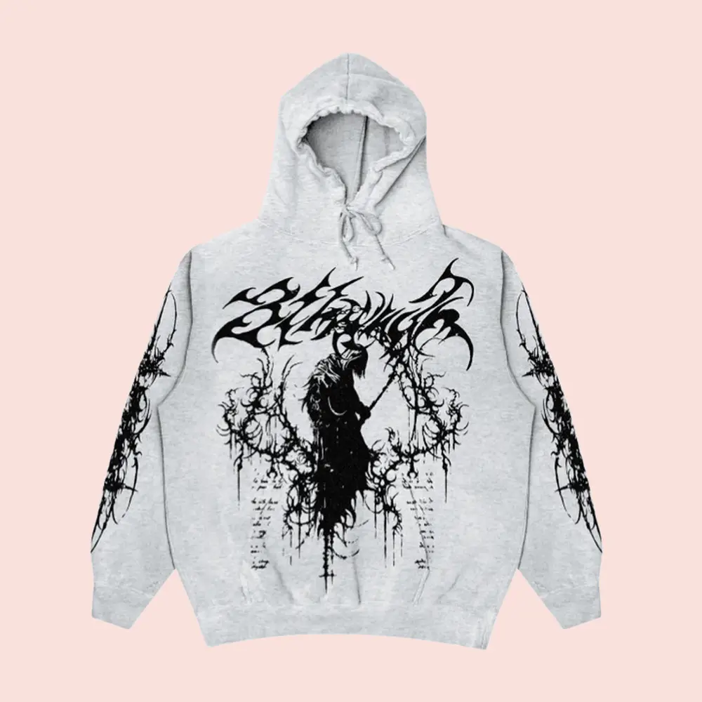 8Thwndr Store Merch Scripture Reaper Hoodie Clothes Special Gift Ideas For Men Women