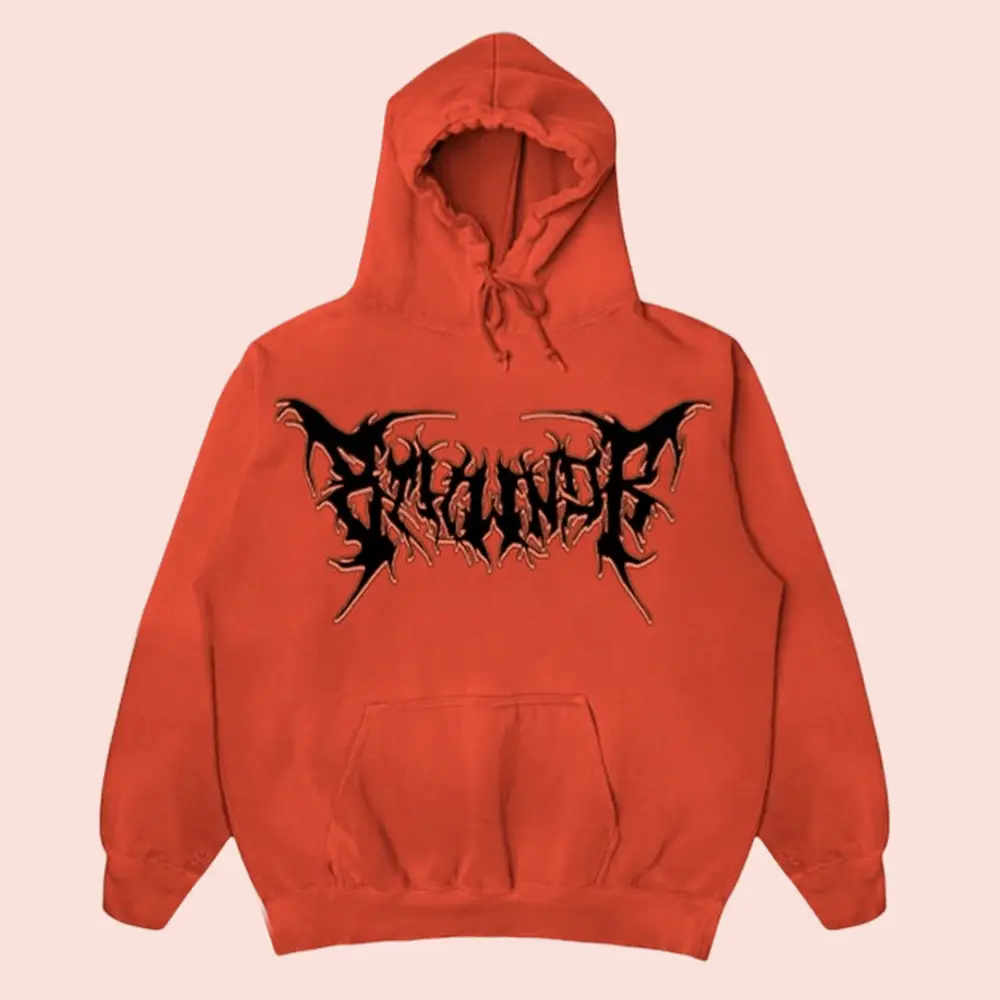 8Thwndr Store Merch Spike Hoodie Orange Clothing For Sale Best Gift Ideas For Brothers