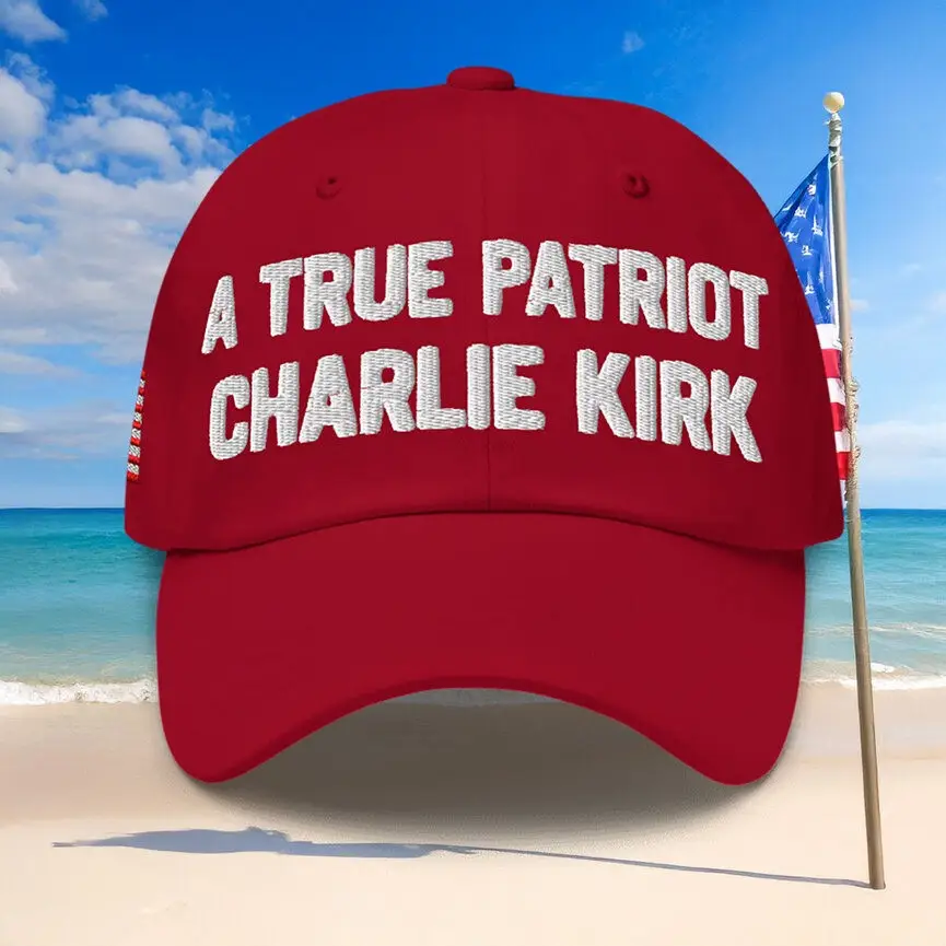 A True Patriot Charlie Kirk Hat RIP Charlie Kirk Merch Gifts For Trump Supporters