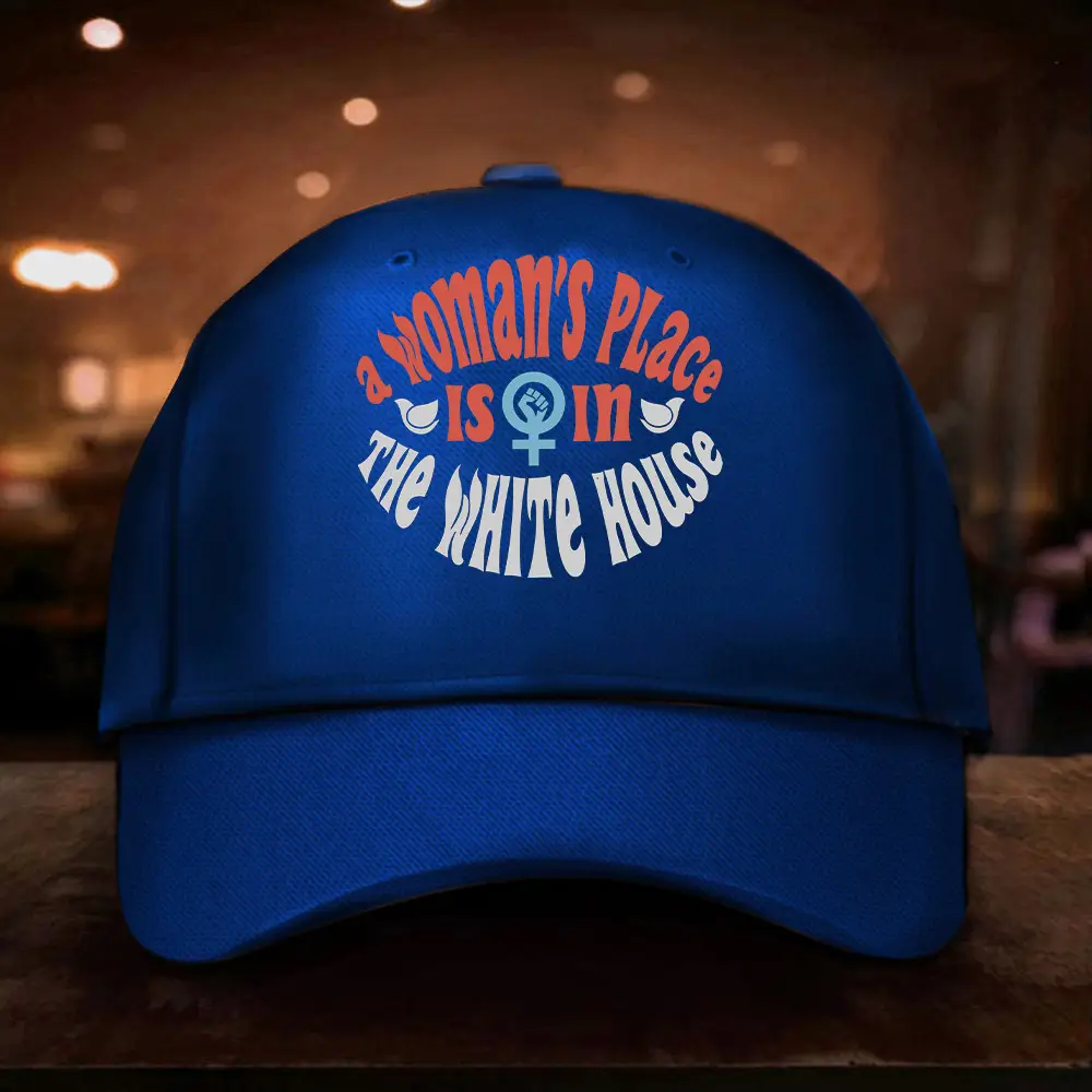 A Women's Place Is In The White House Hat Democratic Voters HatTeam Kamala Tim