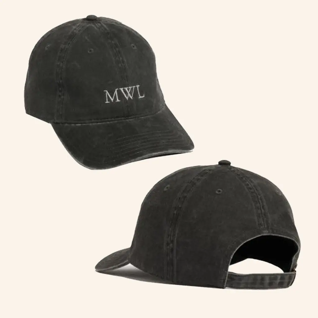 A24 Films Merch Mark William Lewis Monogram Hat Embroidered Dad Gifts -WearandDecor