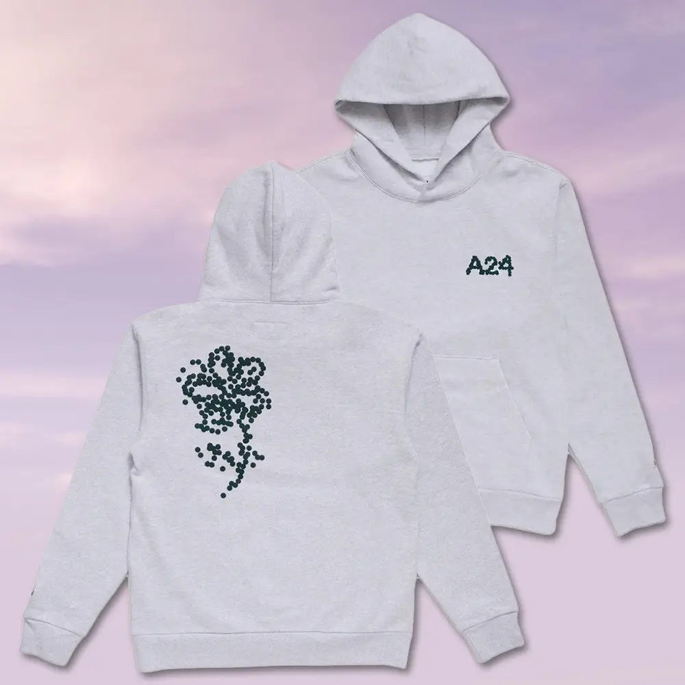 A24 Merch Grey Dots Hoodie Minimalist Film Studio Apparel Christmas Gifts For Her